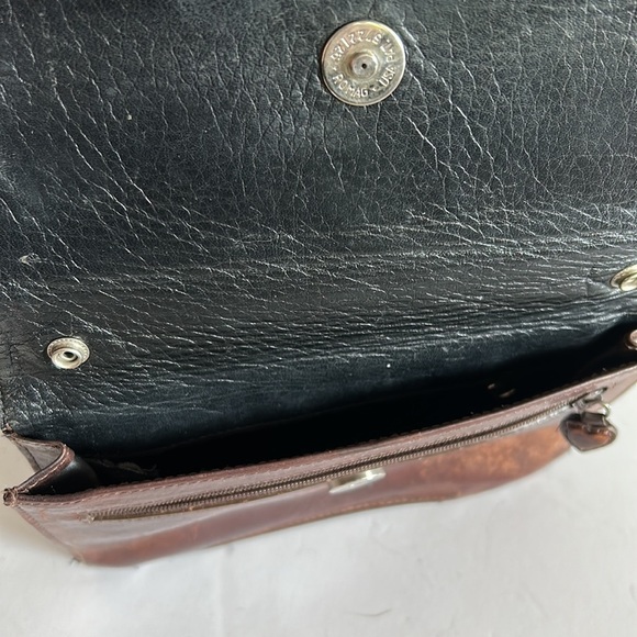 Vintage Brighton boho or country wallet/handbag/purse. Beautiful worn leather! - Picture 3 of 9
